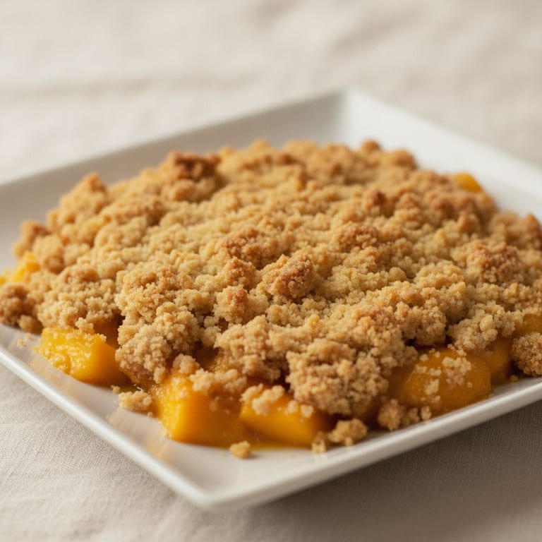 Crumble aux mangues