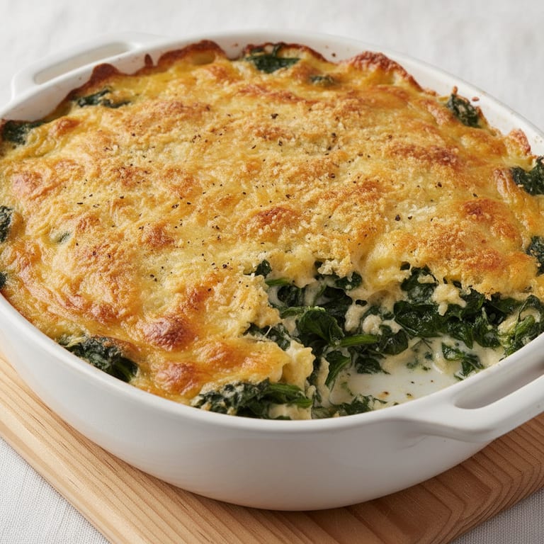 Gratin d'épinards