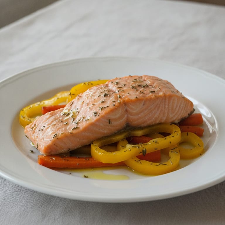 Saumon en papillote provençale