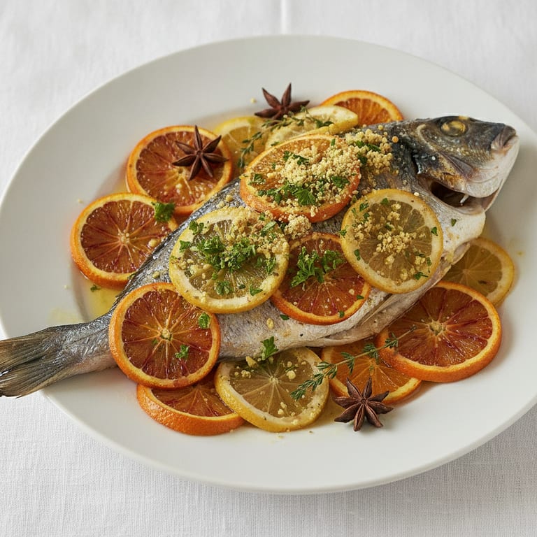 Dorade aux oranges