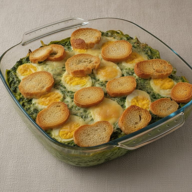 épinards et oeufs durs à la béchamel