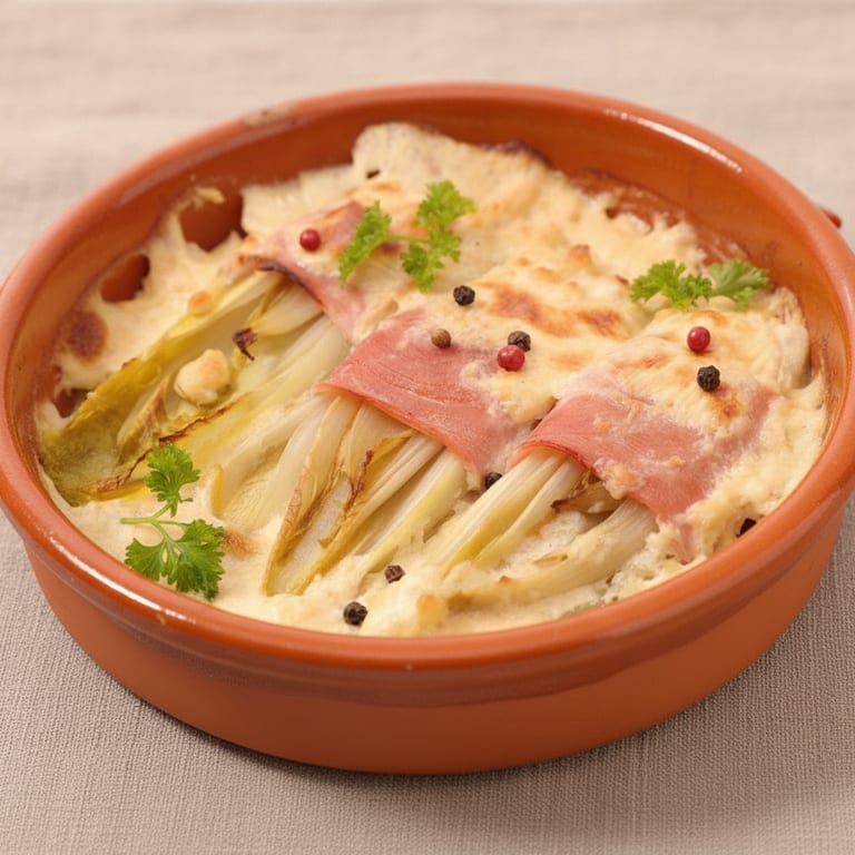 Endives au jambon