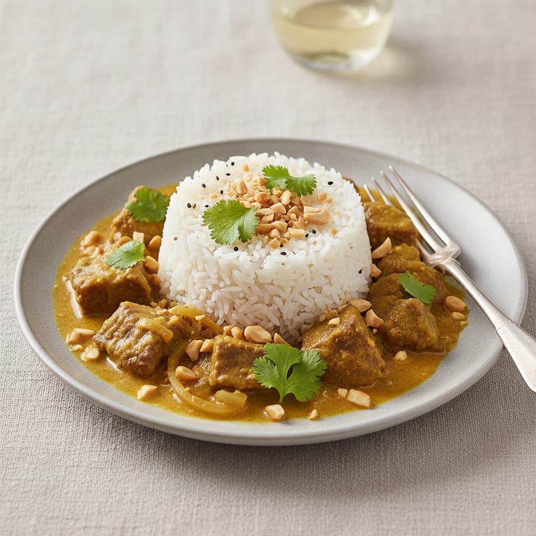 Curry de boeuf à la façon Thaï