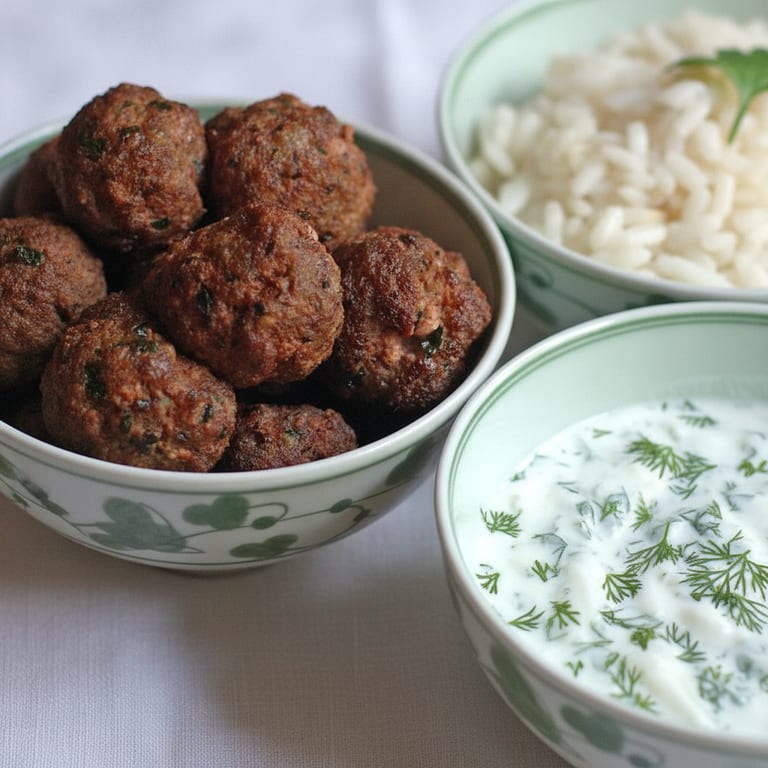 Boulettes de boeuf à la menthe