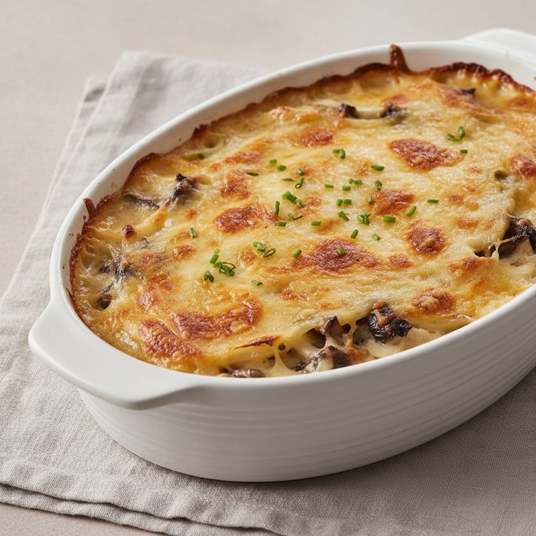 Gratin de fenouil aux champignons