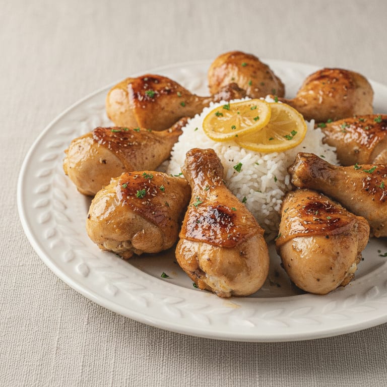 Pilons de poulet miel-citron