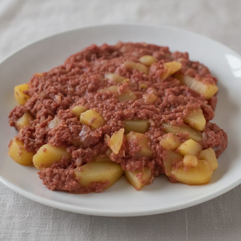 stoemp au corned beef