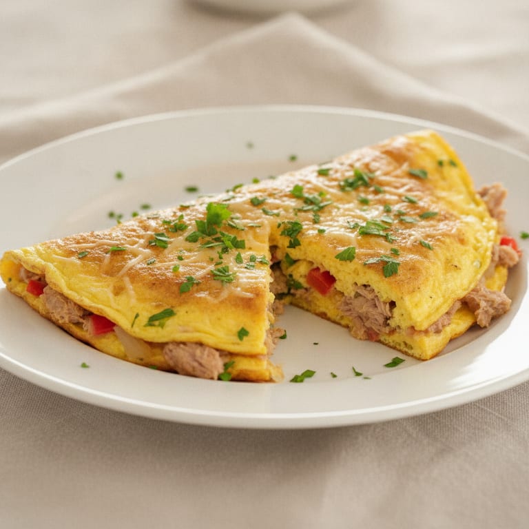 Omelette au thon
