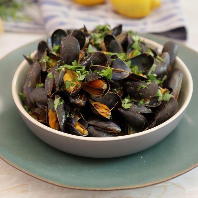 Moules au curry