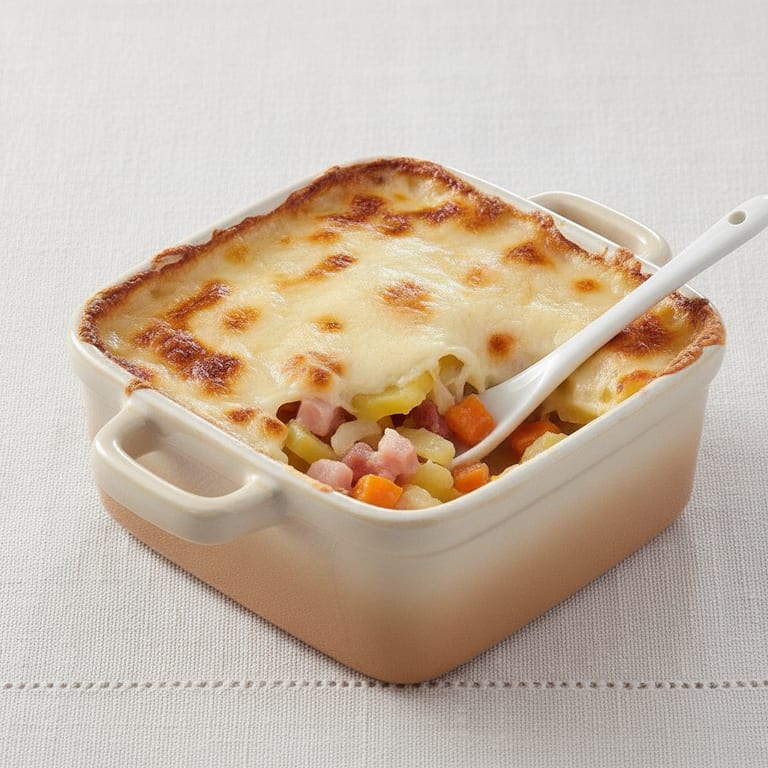 Tartiflette carottes et Mont d'or
