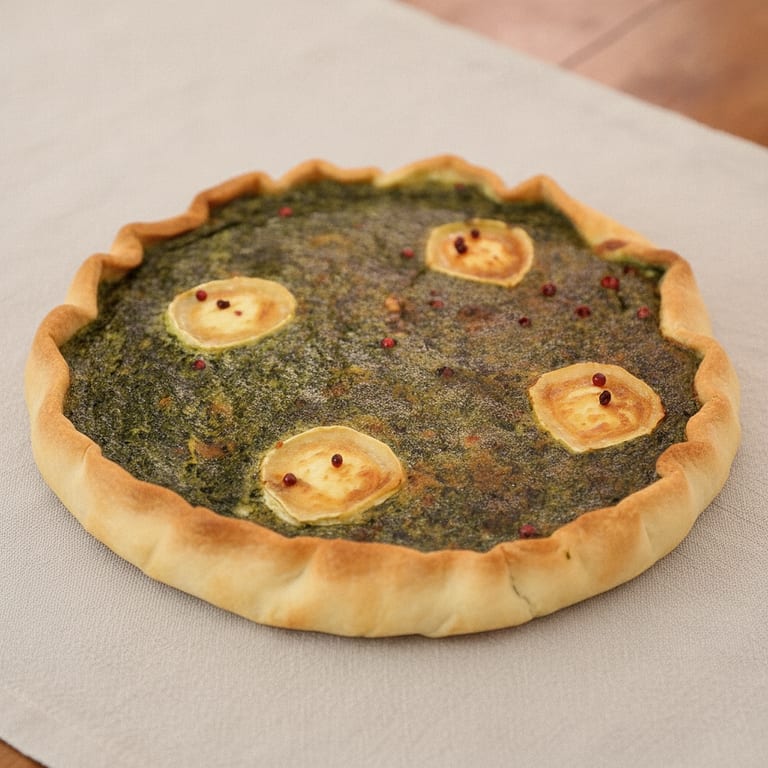 Tarte chèvre - épinards