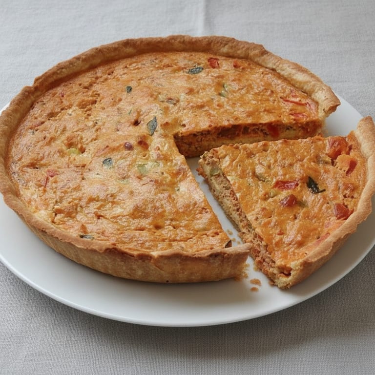 The 'Ratathon' (Tuna and Ratatouille Quiche)