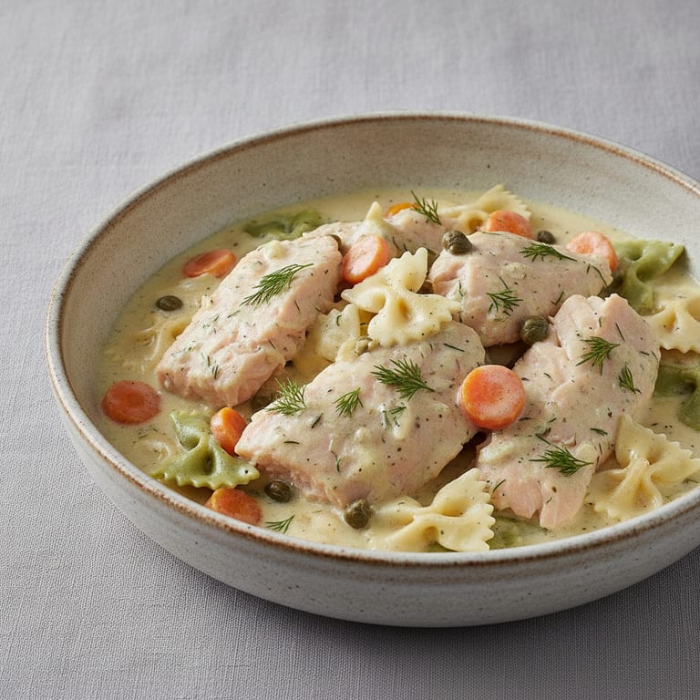 Saumonette façon blanquette