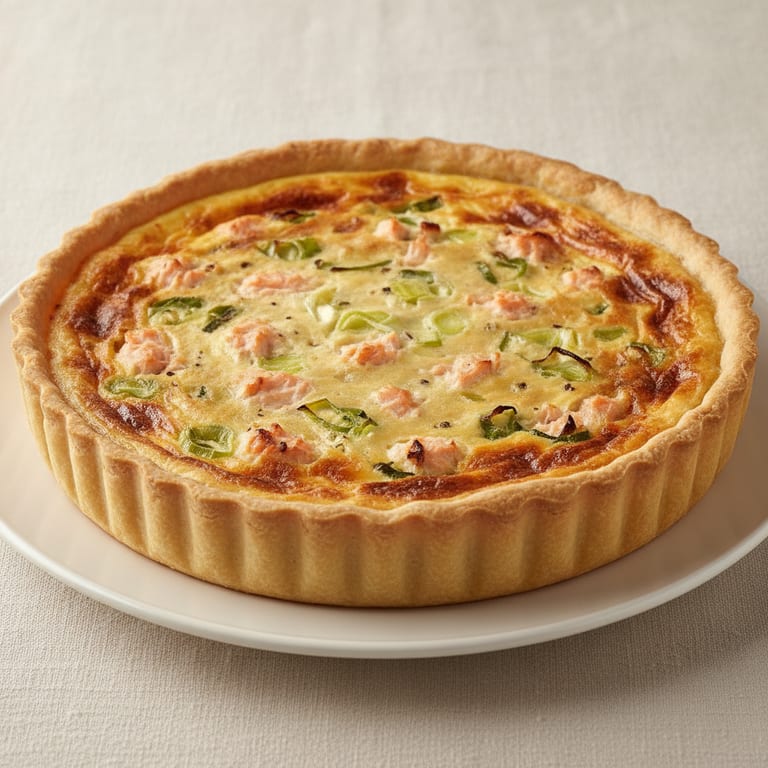Quiche au saumon
