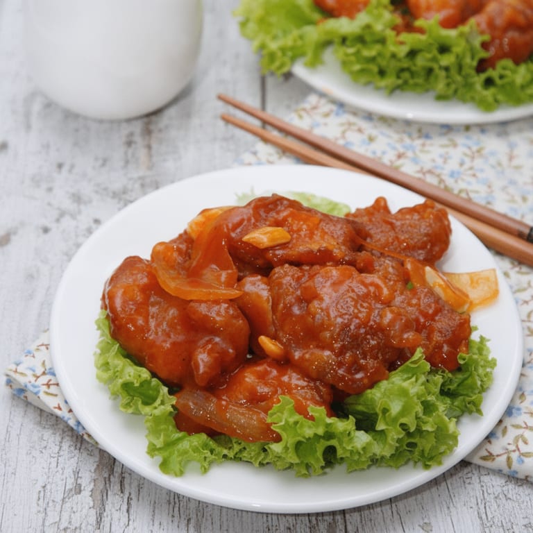 Poulet au caramel