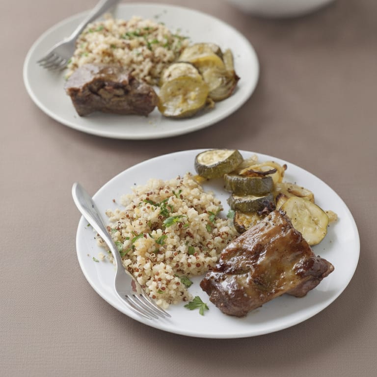 Tajine d'agneau aux courgettes et au fenouil