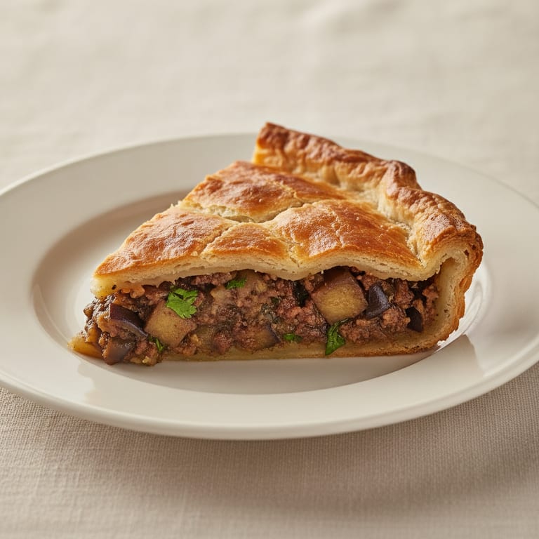 tourte borrequitas aux aubergines