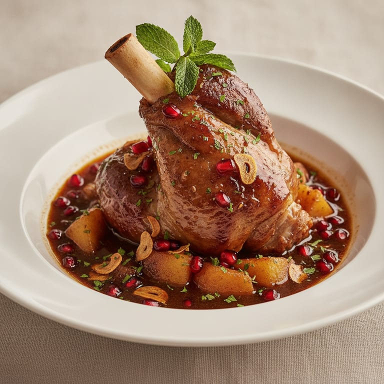 Souris d'agneau caramélisées