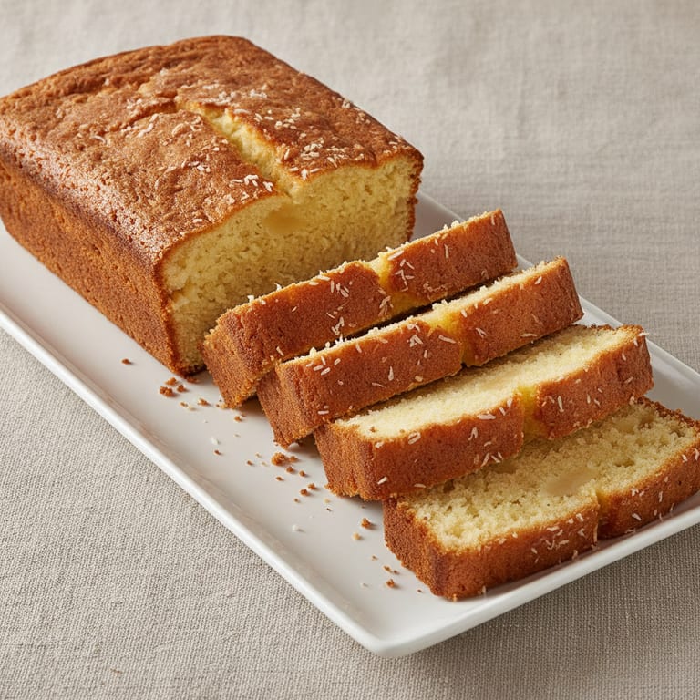 Cake pomme - noix de coco