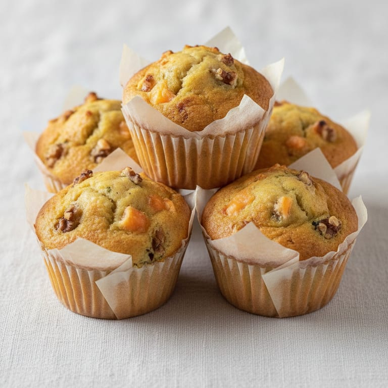 Muffins fromage et noix