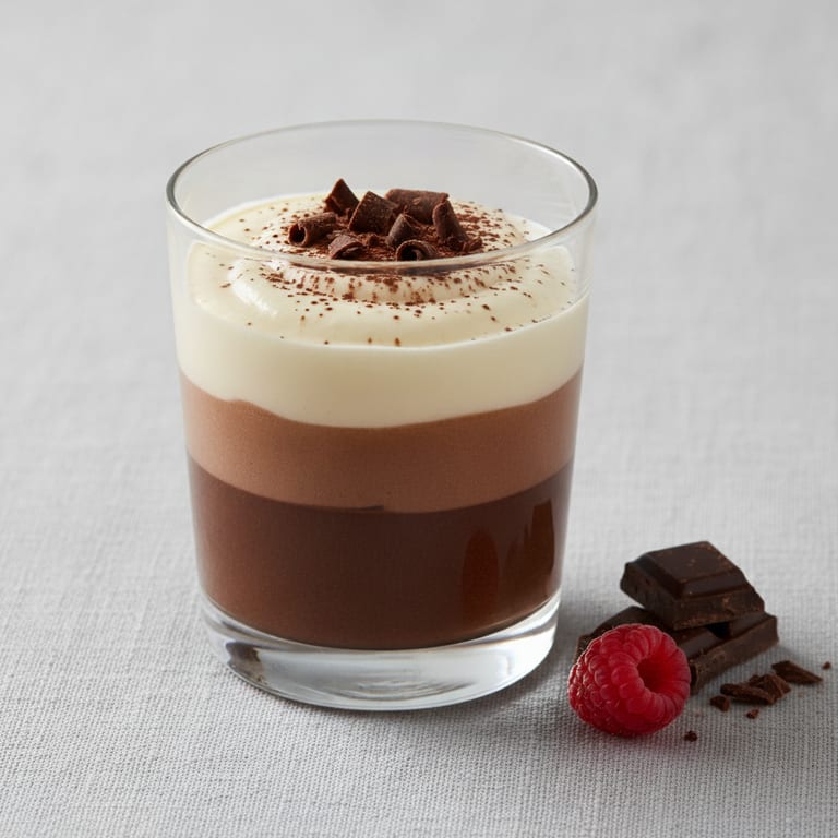 Mousse aux trois chocolats