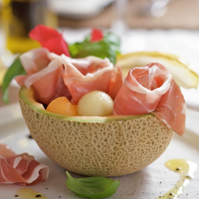 Salade de Melon à l'italienne