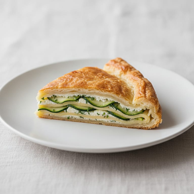 Feuilleté léger à la courgette