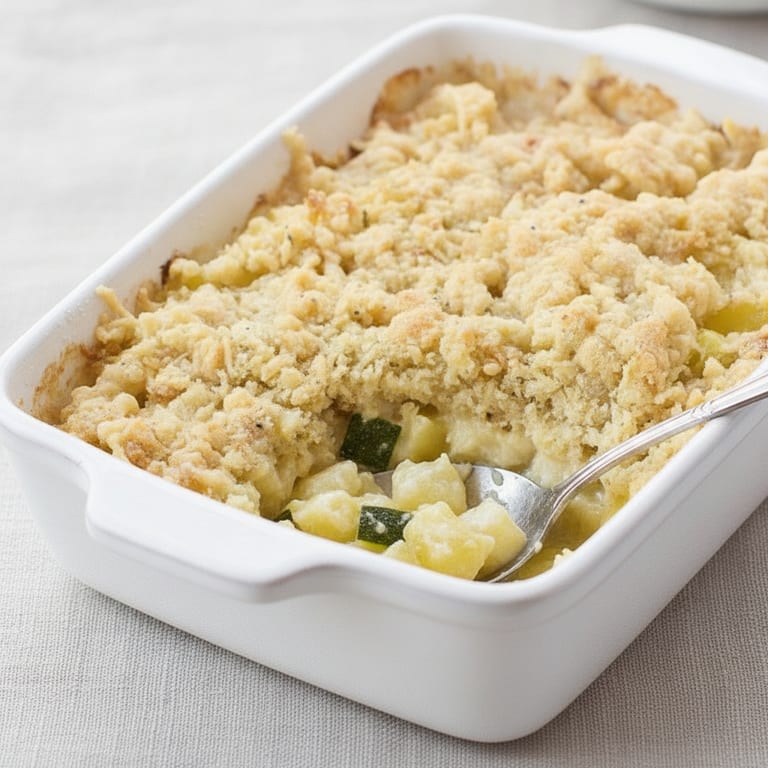 Crumble aux courgettes