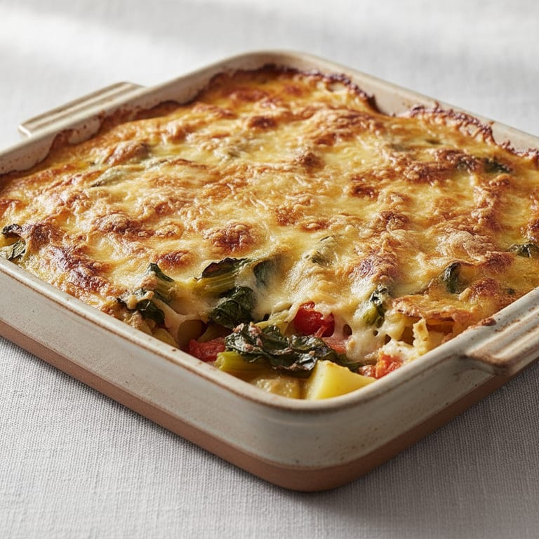 Gratin de bettes à la parmesane