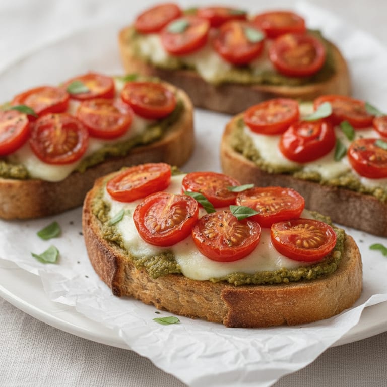 Bruschetta à la mozzarella