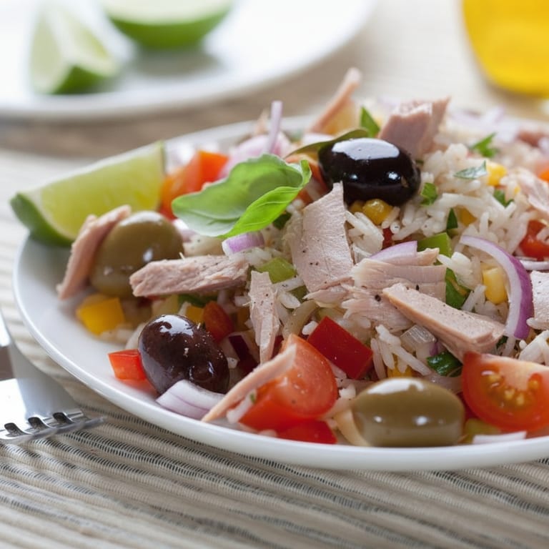Salade de riz d'été facile