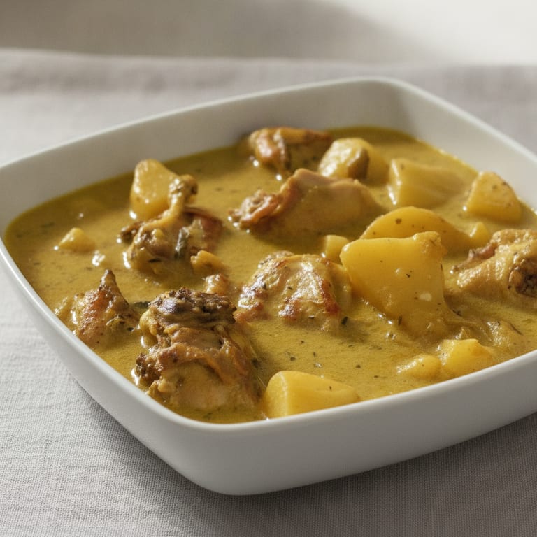 Poulet sauce curry