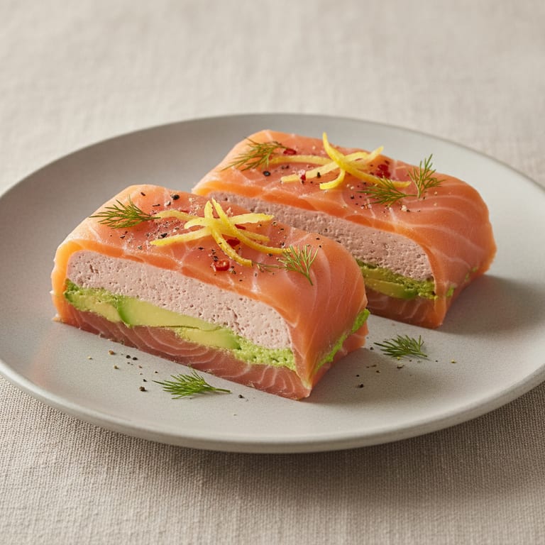 Salmon and Avocado Terrine