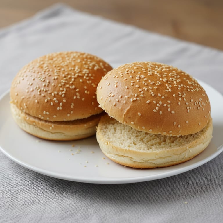 Pains à burger maison sans oeufs (et pourtant tellement bons !)