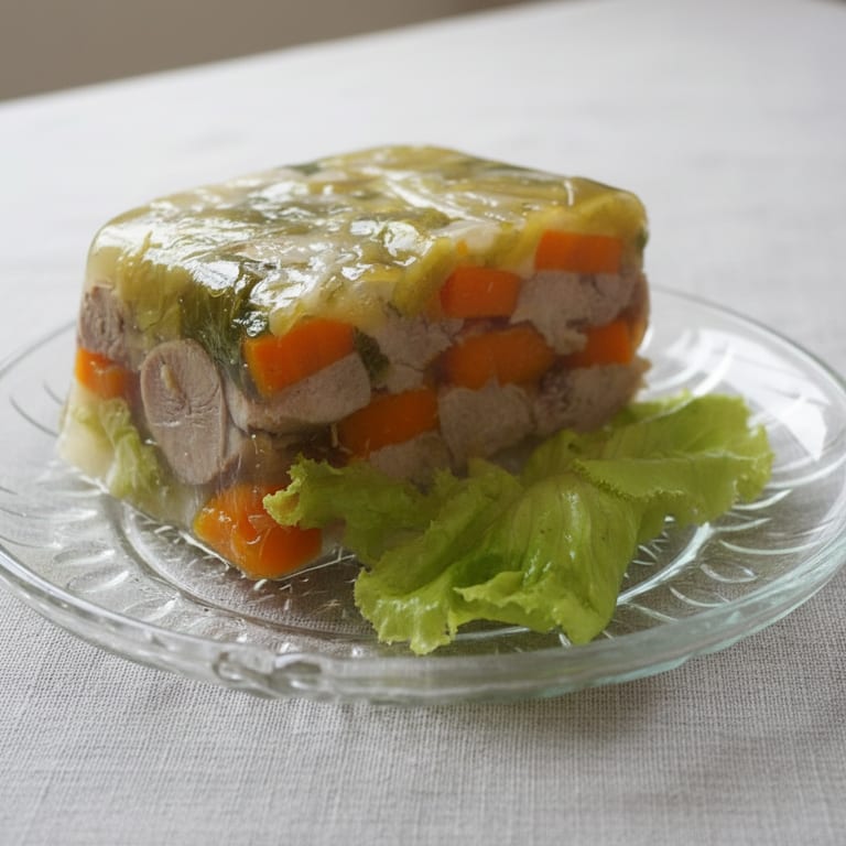 Langues de porc en gelée