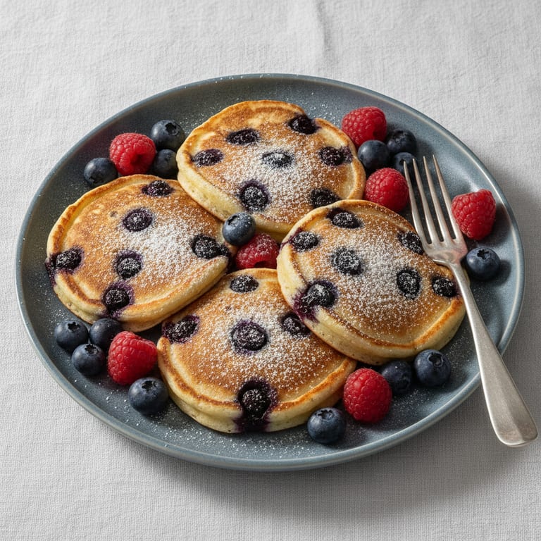 Pancake aux myrtilles