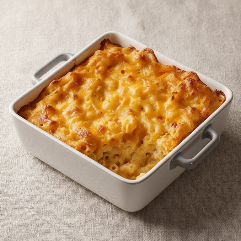 Gratin de macaronis de mami au gruyère
