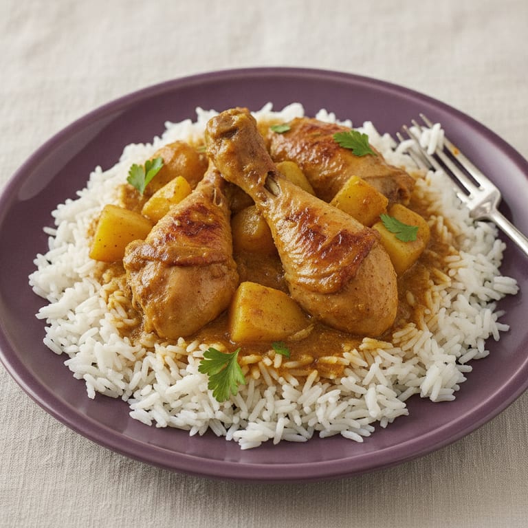 Colombo de poulet rapide