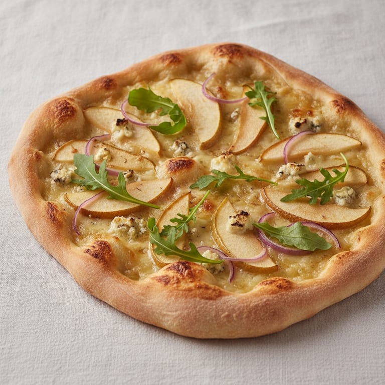 Pizza pomme poire et gorgonzola