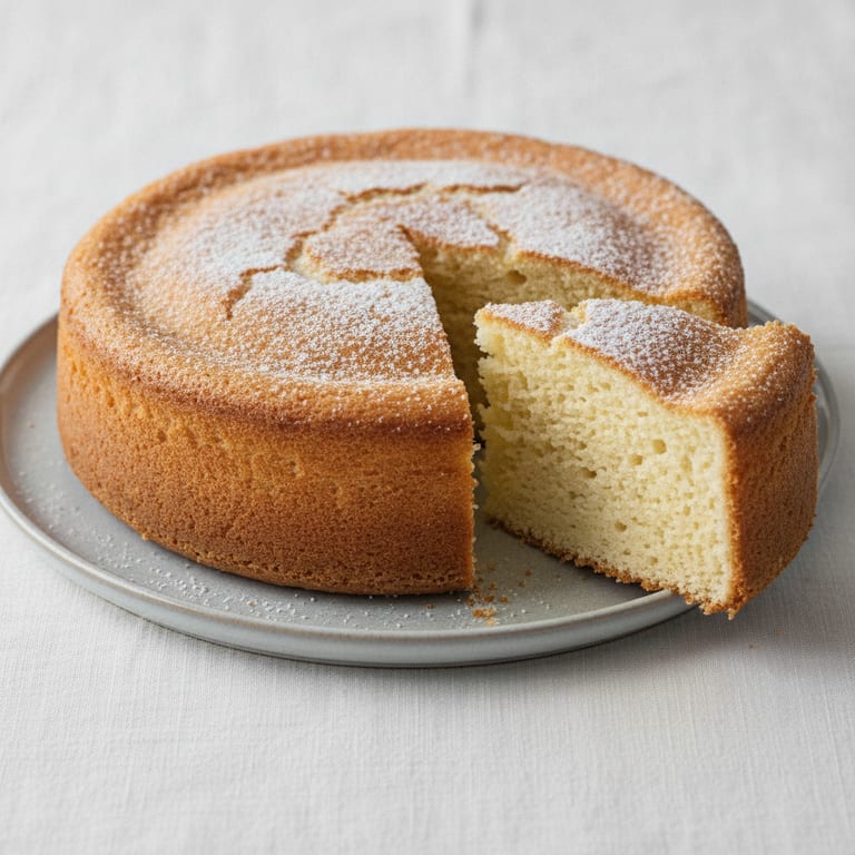 Gâteau aérien (crème fraîche) très rapide