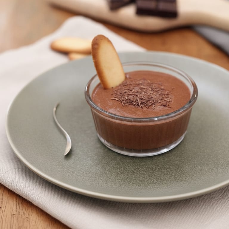 Mousse au chocolat très rapide