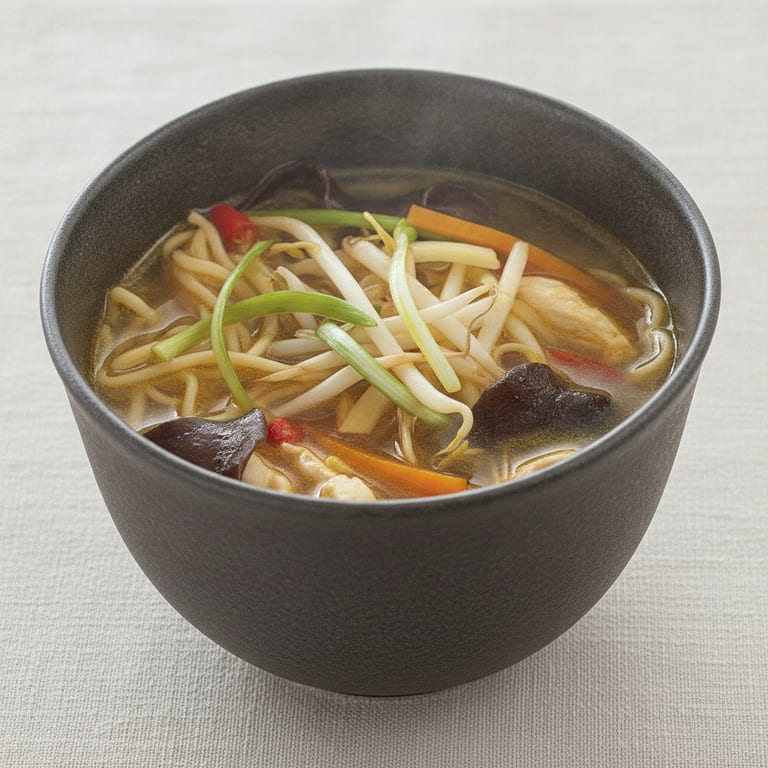 Soupe chinoise au poulet