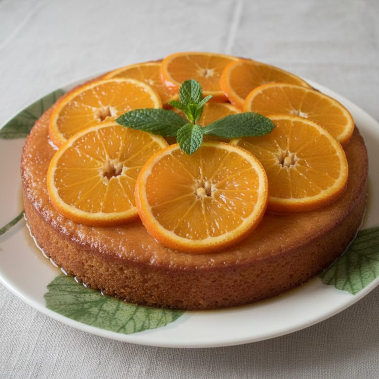 Gâteau à l'orange moelleux et fondant
