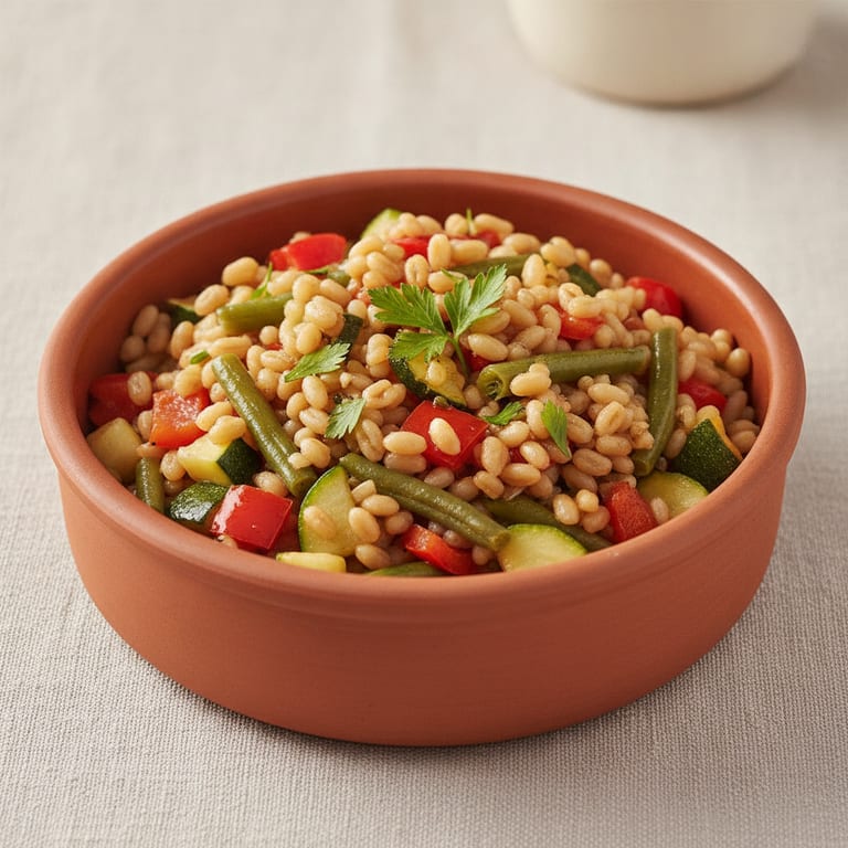 Blé aux petits légumes