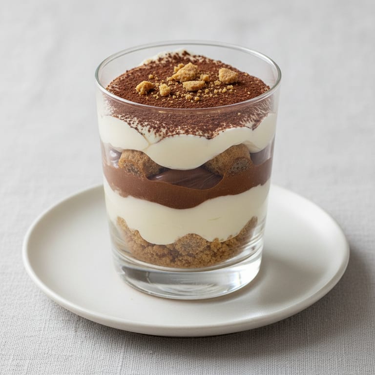 Tiramisu pâte à tartiner chocolat-noisette spéculoos