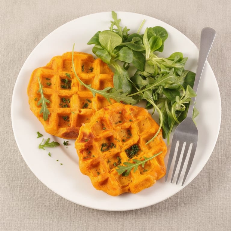 Gaufre à la patate douce