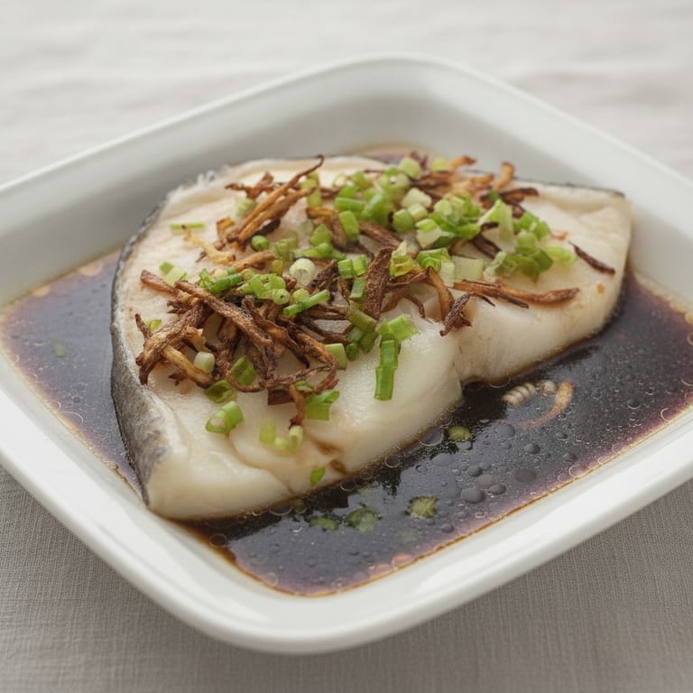 Poisson au gingembre à la vapeur (Chine)
