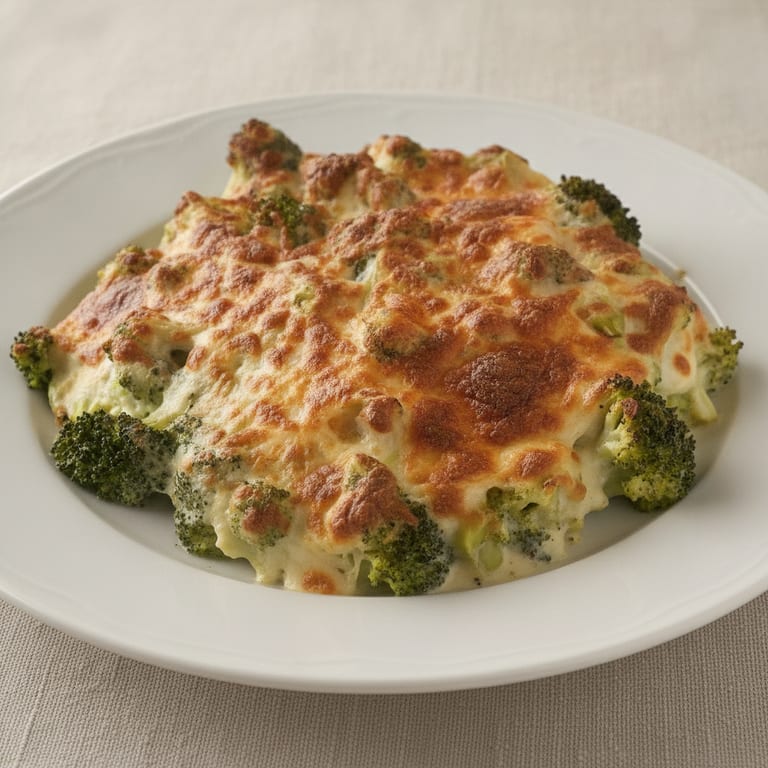 gratin de brocoli à la dijonnaise