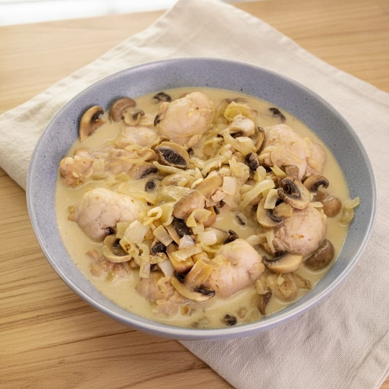 Veal Sweetbreads with Mushrooms