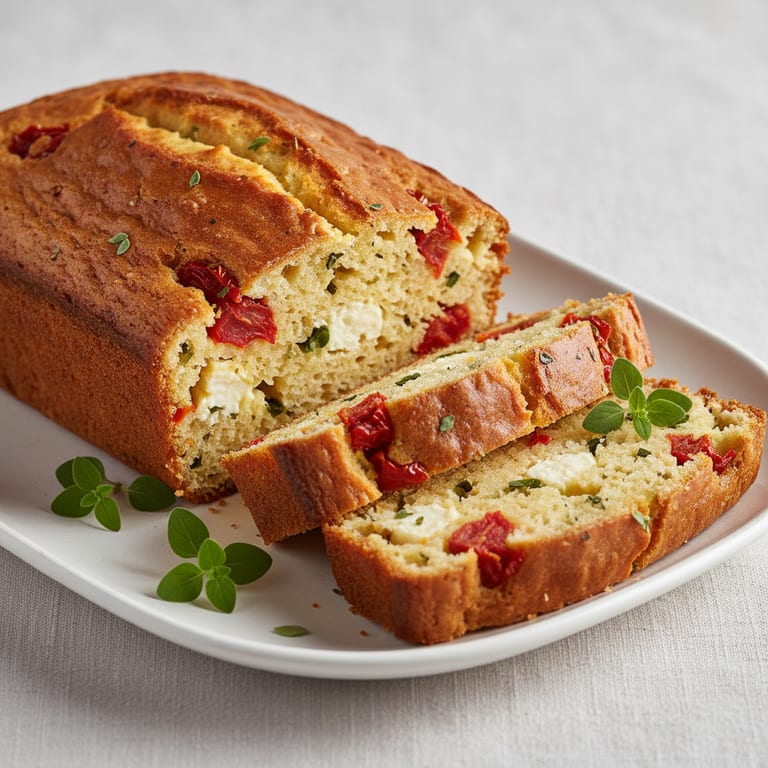 Cake tomates séchées et feta